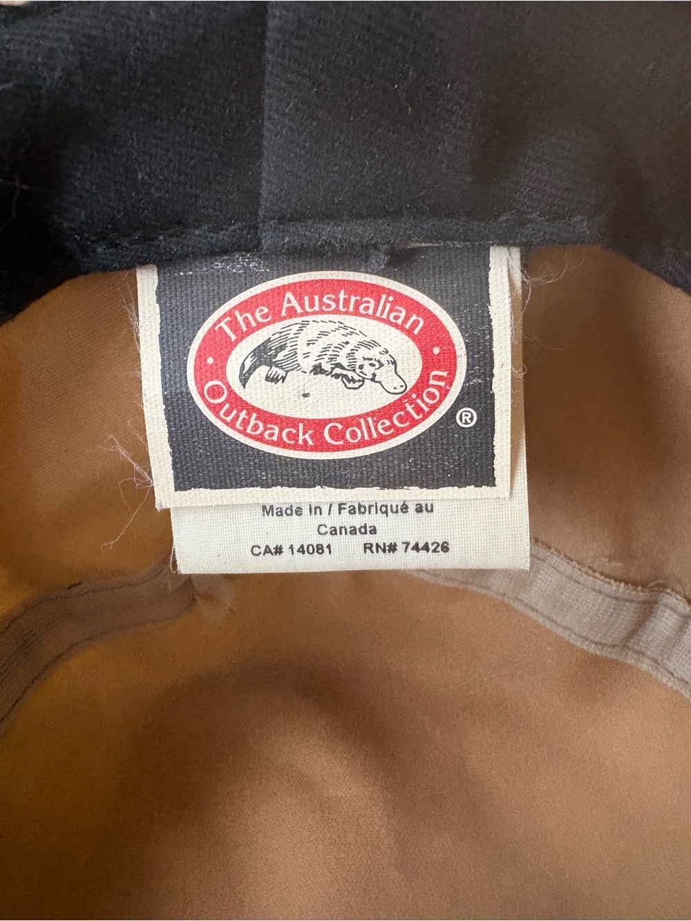 Australian outback collection brown Outdoor Bucket Hat oilskin outdoorsman - Picture 4 of 7